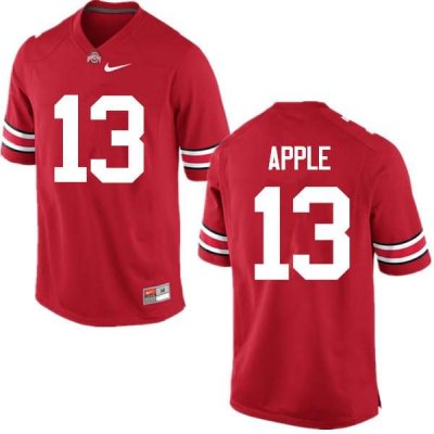 Men's Ohio State Buckeyes #13 Eli Apple Red Nike NCAA College Football Jersey Jogging JNR3044WQ